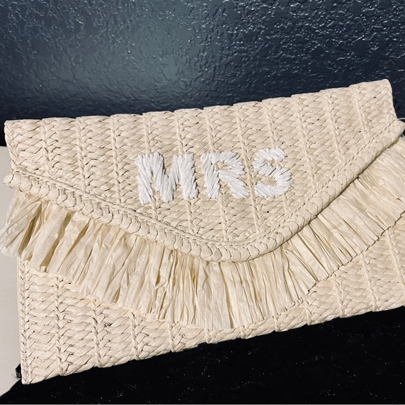 btb Los Angeles Mrs. straw clutch - Picture 3 of 5